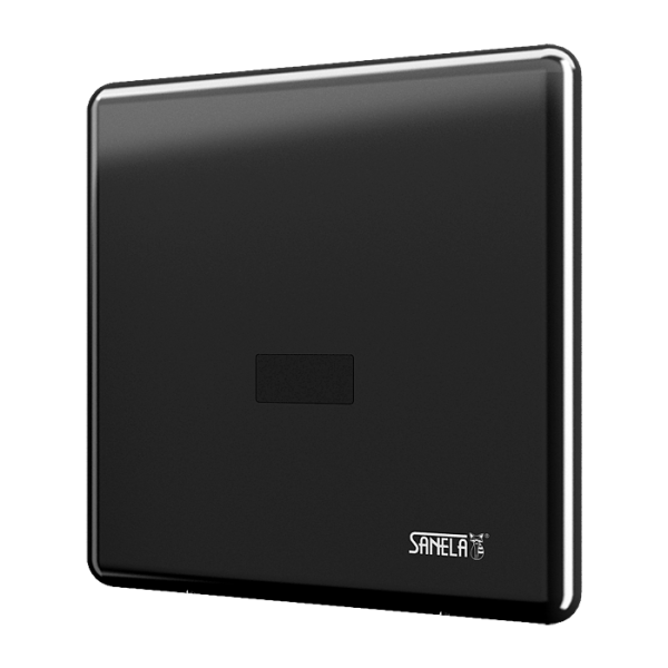 Automatické ovládání sprchy s elektronikou ALS pro jednu vodu, černé, 6 V