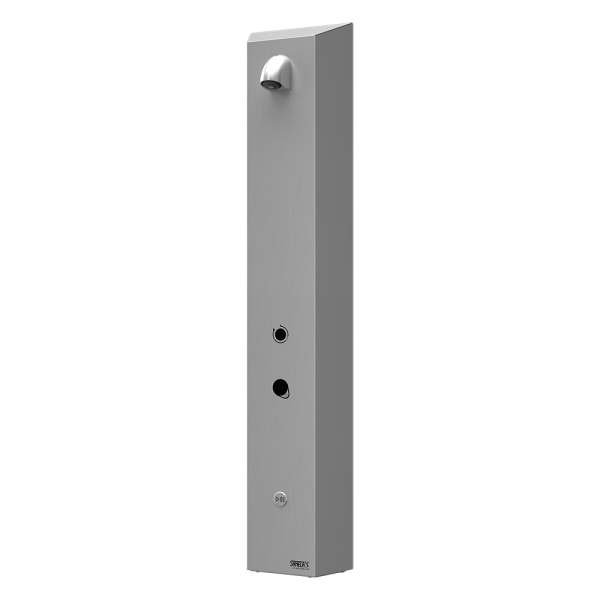 Nerezový sprchový nástěnný žetonový RFID panel - pro jednu vodu, 24 V DC